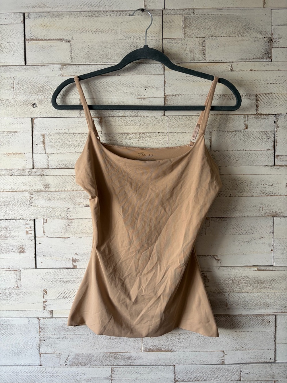 SPANX tank tan nude shapewear hourglass love your assets XL top